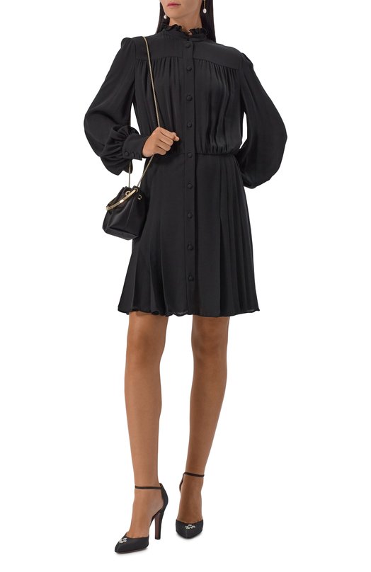 Текстильные туфли Hi Dolly 105 Valentino 7W2S0MI2/ZBN Чёрный  7W2S0MI2/ZBN Фото 3