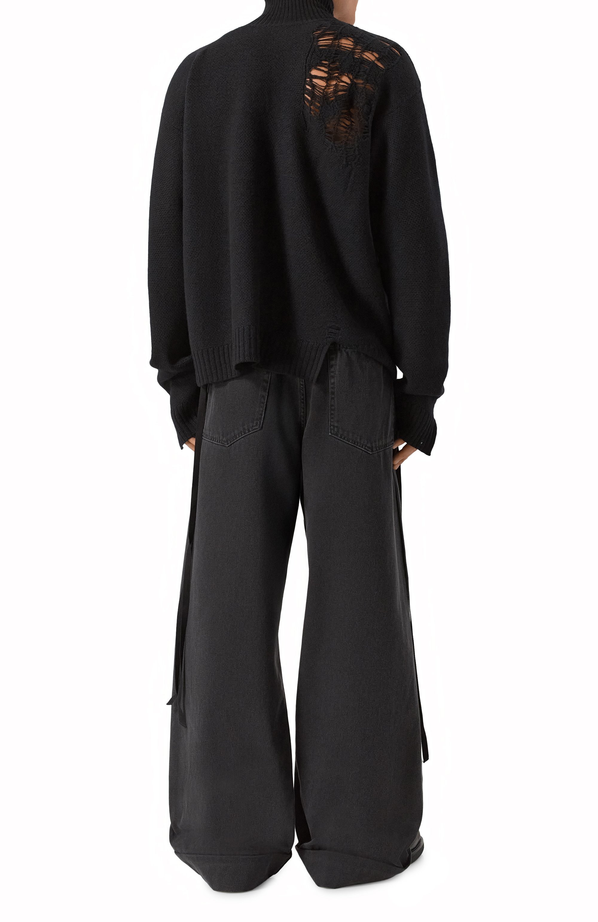 Шерстяной свитер ANN DEMEULEMEESTER, арт. B0013172/KN071, фото 4