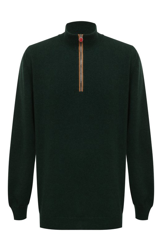 Кашемировый джемпер Kiton UMK0524K140 Зелёный UMK0524K140