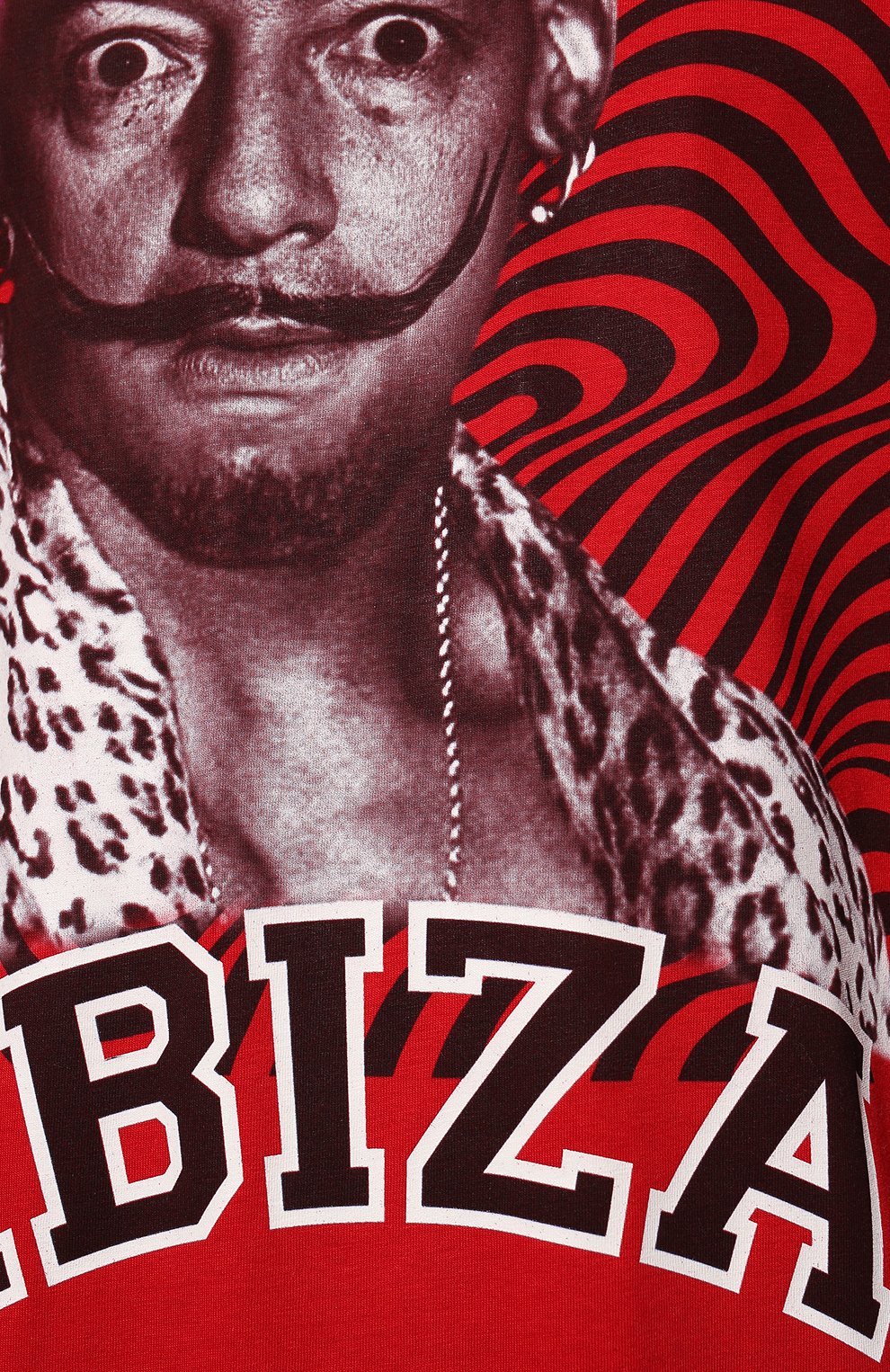 Хлопковая футболка DIEGO VENTURINO красного цвета по цене 14550 руб., арт. SS22-DV TS0 SDI91, фото 5 Хлопковая футболка DIEGO VENTURINO, арт. SS22-DV TS0 SDI91, фото 5