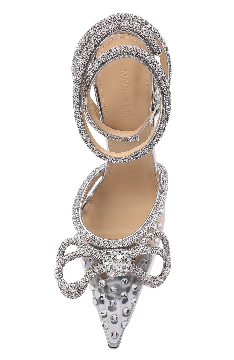 Туфли double bow 100 MACH & MACH, арт. FW21-0337 PVC, фото 6