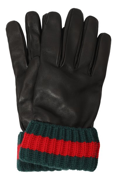 Кожаные перчатки GUCCI, арт. 432307 BAPN0, фото 1