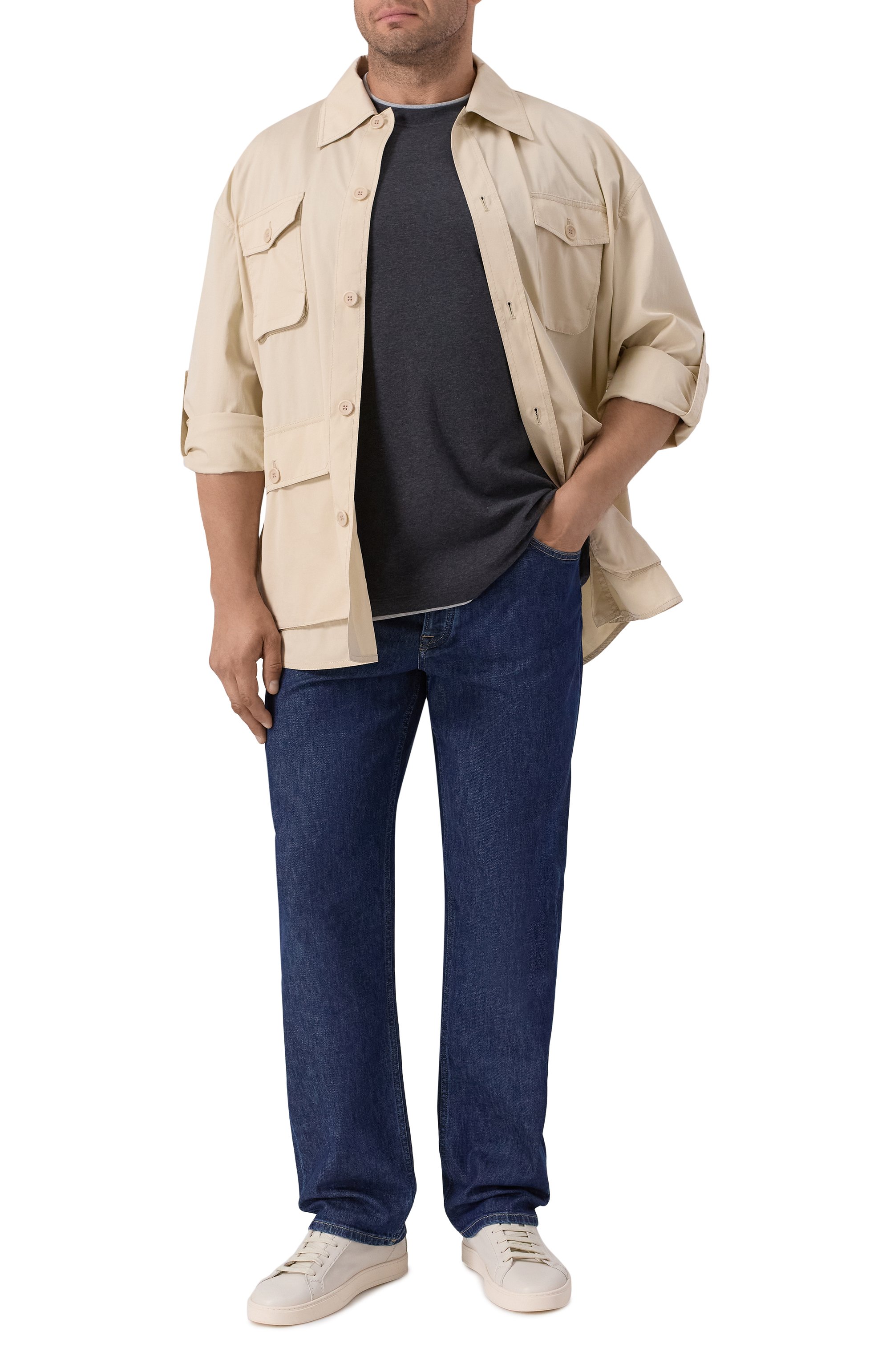 Хлопковая футболка BRUNELLO CUCINELLI, арт. M0B137427, фото 2