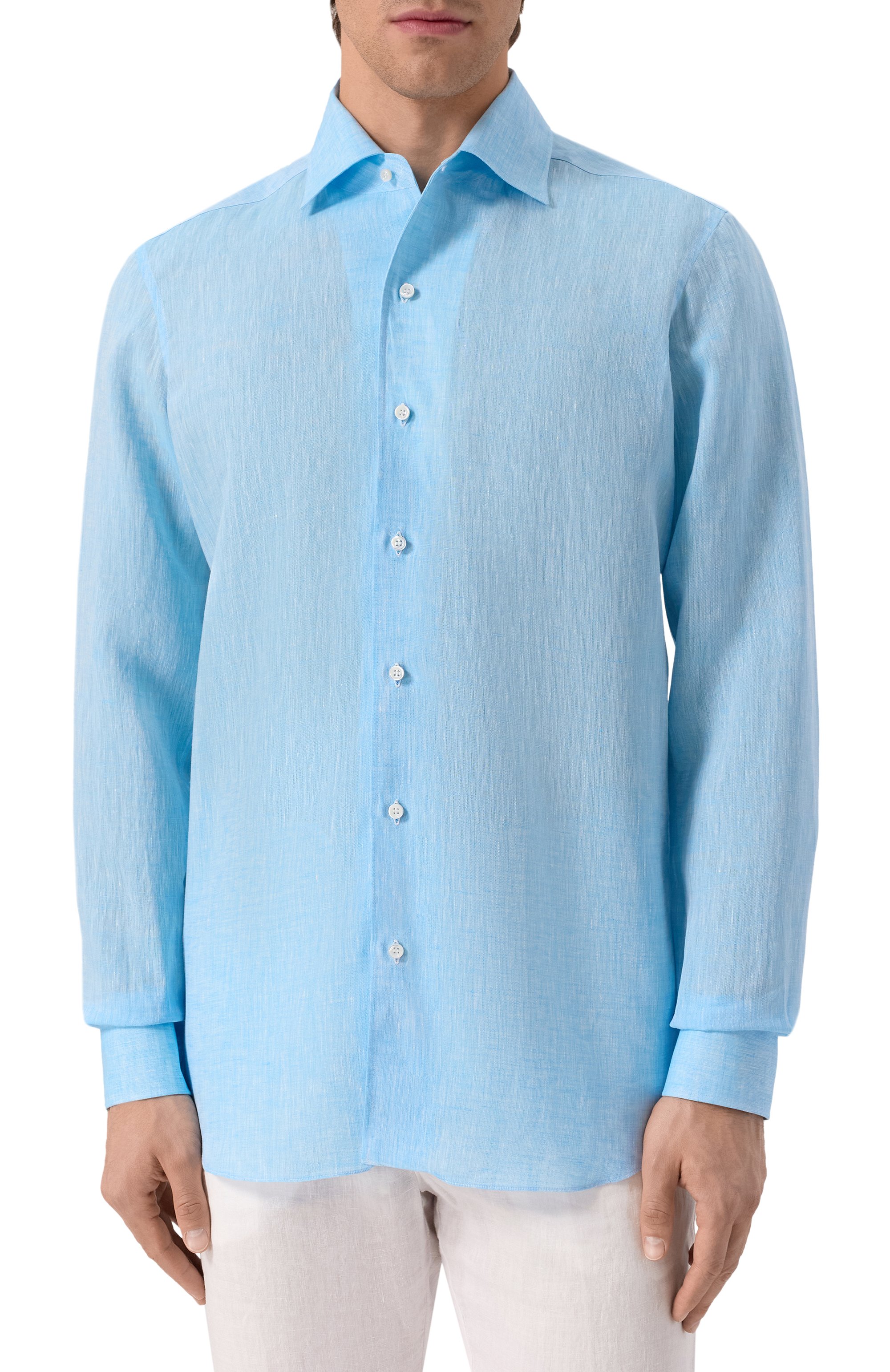 Льняная рубашка MVST, арт. M0RBIDA/R0BERT0/R0UND/F3411308-LINEN, фото 3