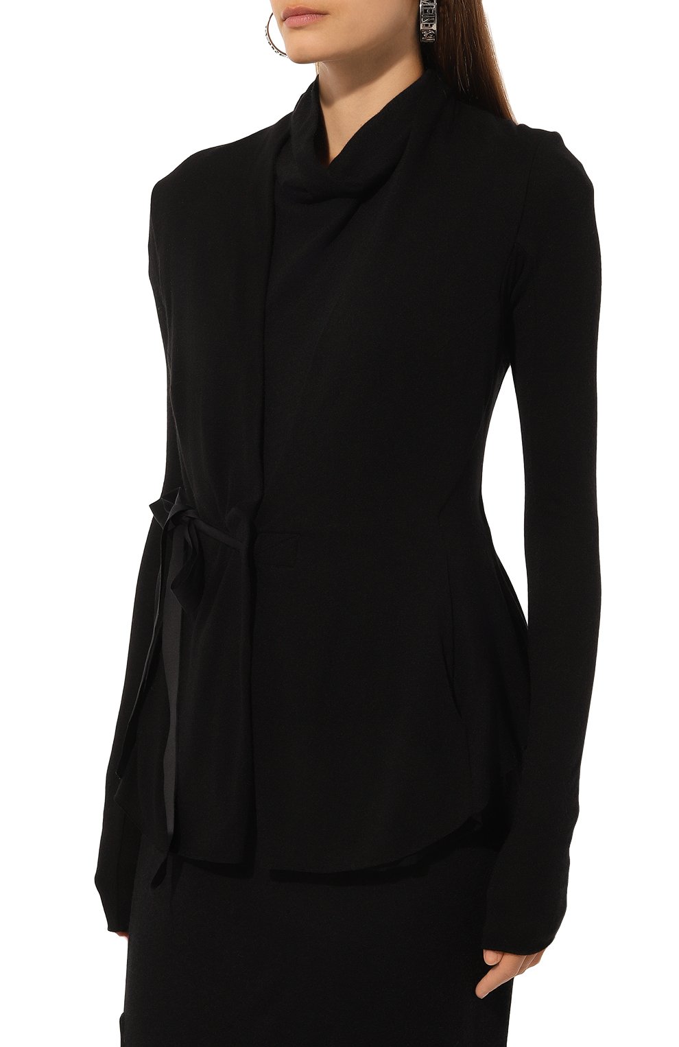 Жакет из шерсти и вискозы RICK OWENS, арт. RP02D3707/JR, фото 3