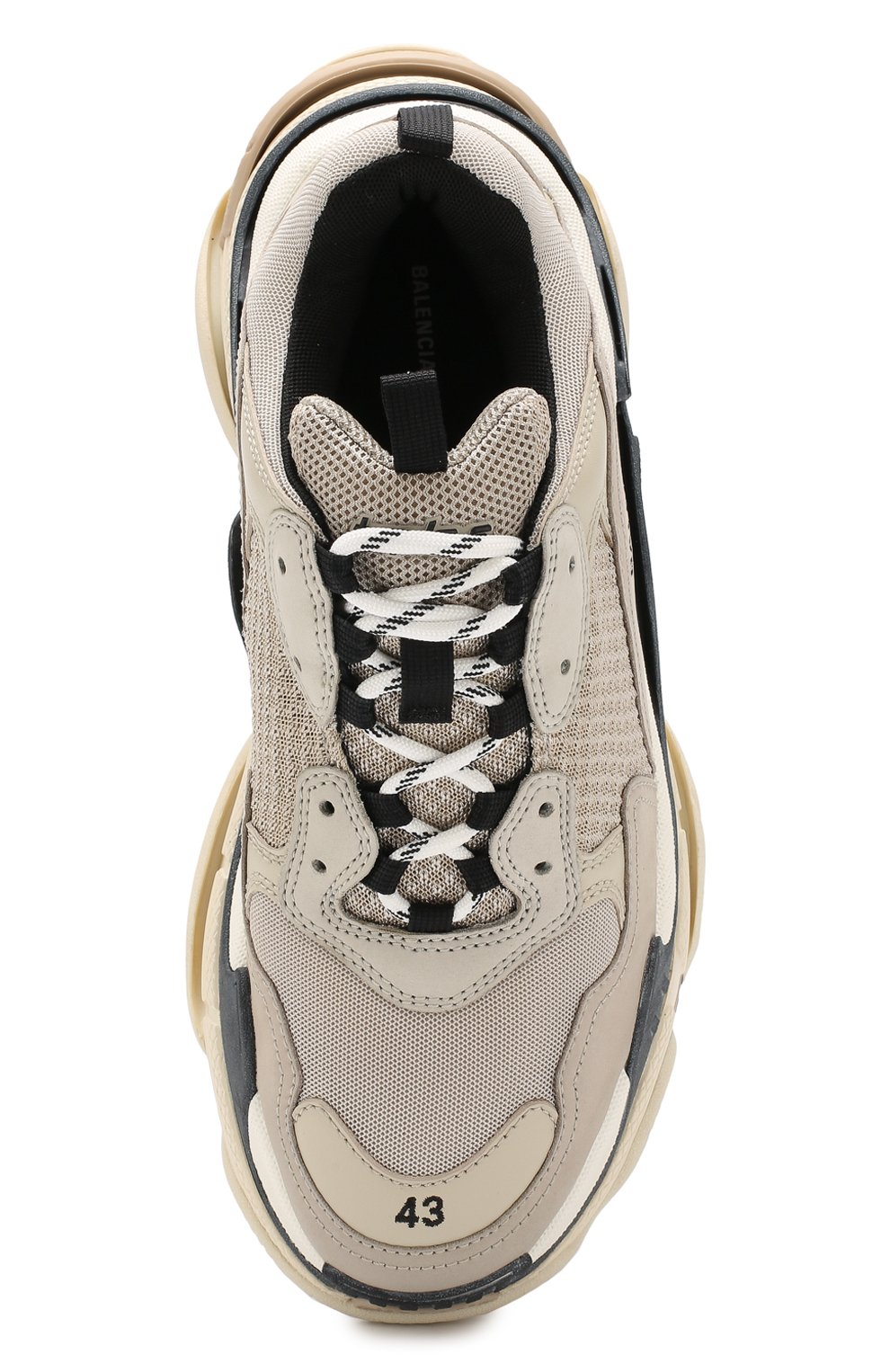 Комбинированные кроссовки triple s BALENCIAGA, арт. 536737/W0906, фото 5