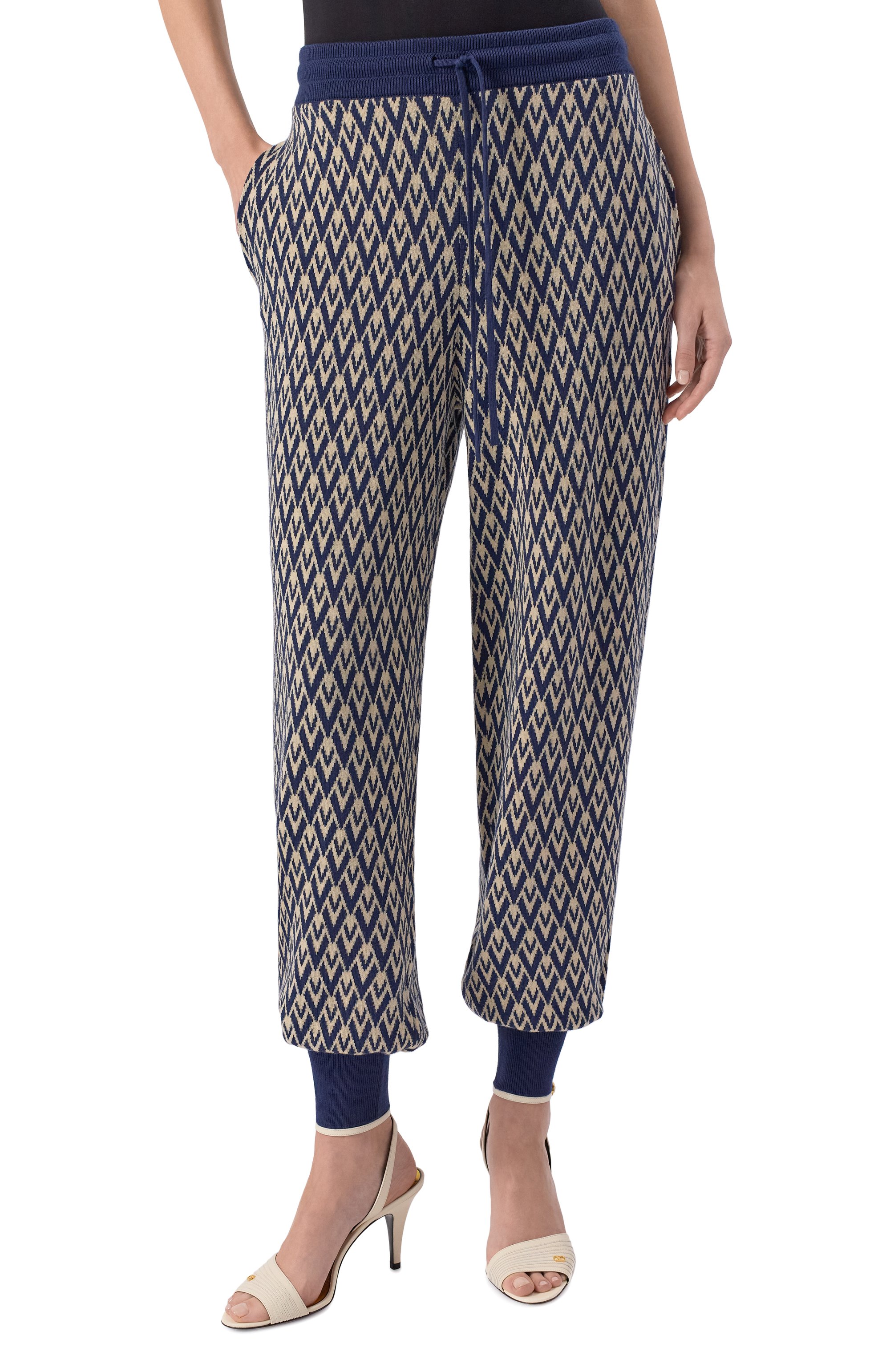 Шерстяные джоггеры VALENTINO, арт. 6B3KF01X/92M, фото 3