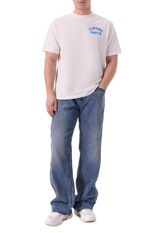 Хлопковая футболка MC2 Saint Barth ARN0004-00833I/ARN0TT WARM Белый  ARN0004-00833I/ARN0TT WARM Фото 2