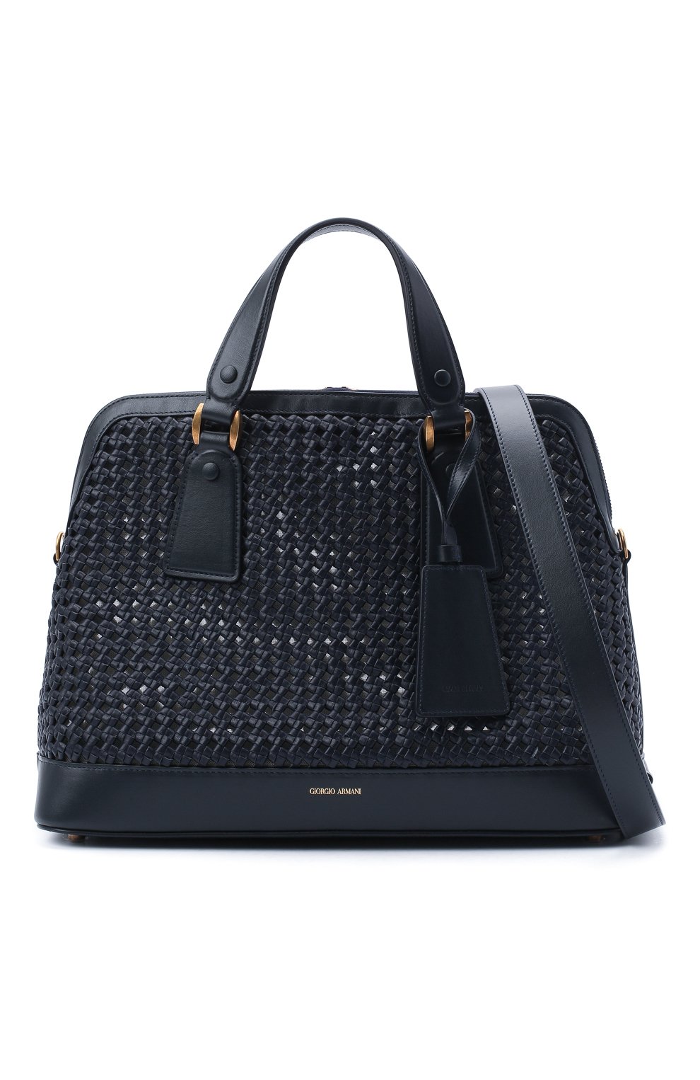 Сумка GIORGIO ARMANI темно-синего цвета по цене 389000 руб., арт. Y1A178/YTE5D, фото 6 Сумка GIORGIO ARMANI, арт. Y1A178/YTE5D, фото 6
