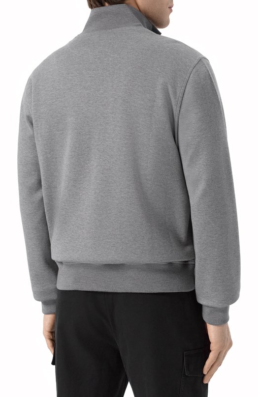 Толстовка из хлопка и кашемира MVST 13M467.VA00.MUST. Серый  13M467.VA00.MUST. Фото 4