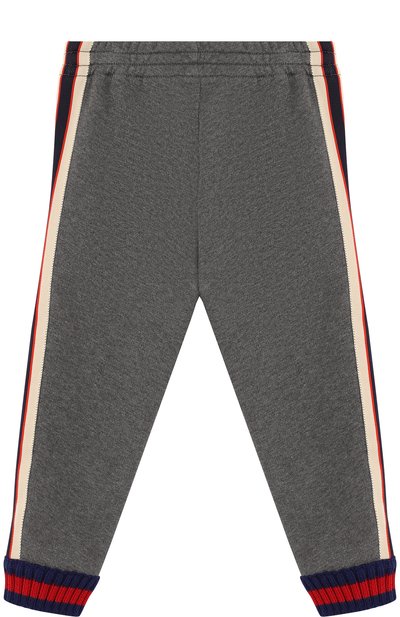 Хлопковые джоггеры с лампасами GUCCI, арт. 497950/X9L52, фото 2