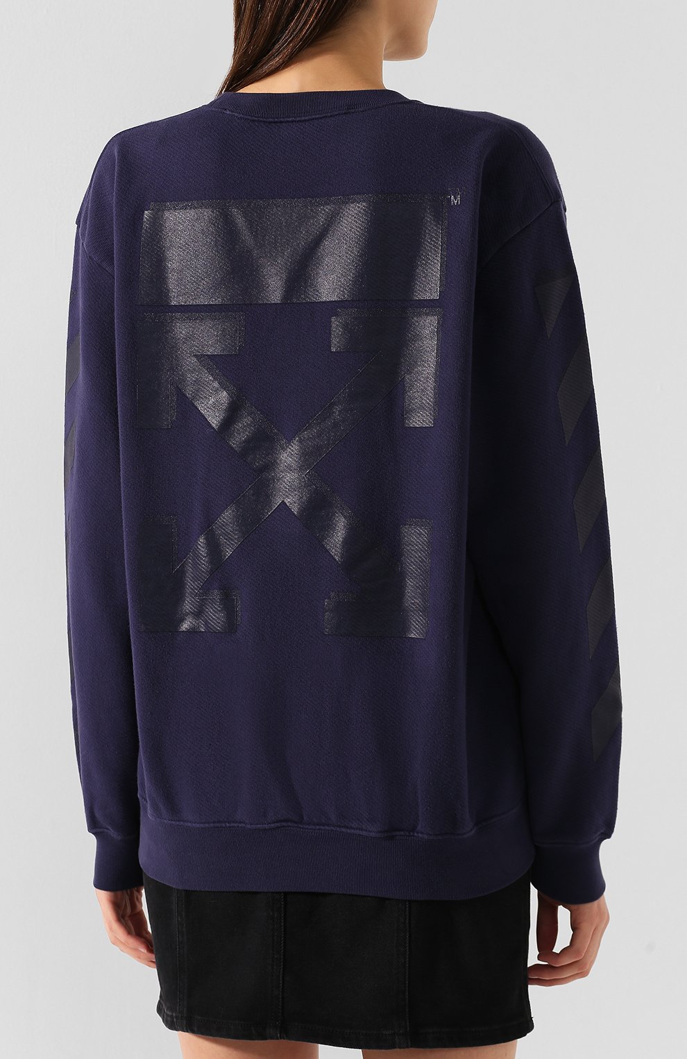 Хлопковый свитшот OFF-WHITE, арт. 0WBA046E19F300963232, фото 4