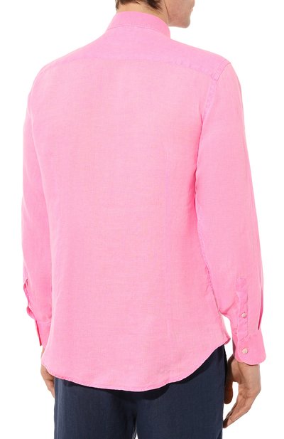 Льняная рубашка MC2 SAINT BARTH, арт. STBM/PAMPL0NA/00825D, фото 4