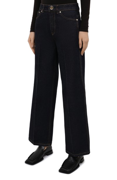Джинсы LANVIN темно-синего цвета по цене 66200 руб., арт. RW-TR0024-D005-E21, фото 3 Джинсы LANVIN, арт. RW-TR0024-D005-E21, фото 3