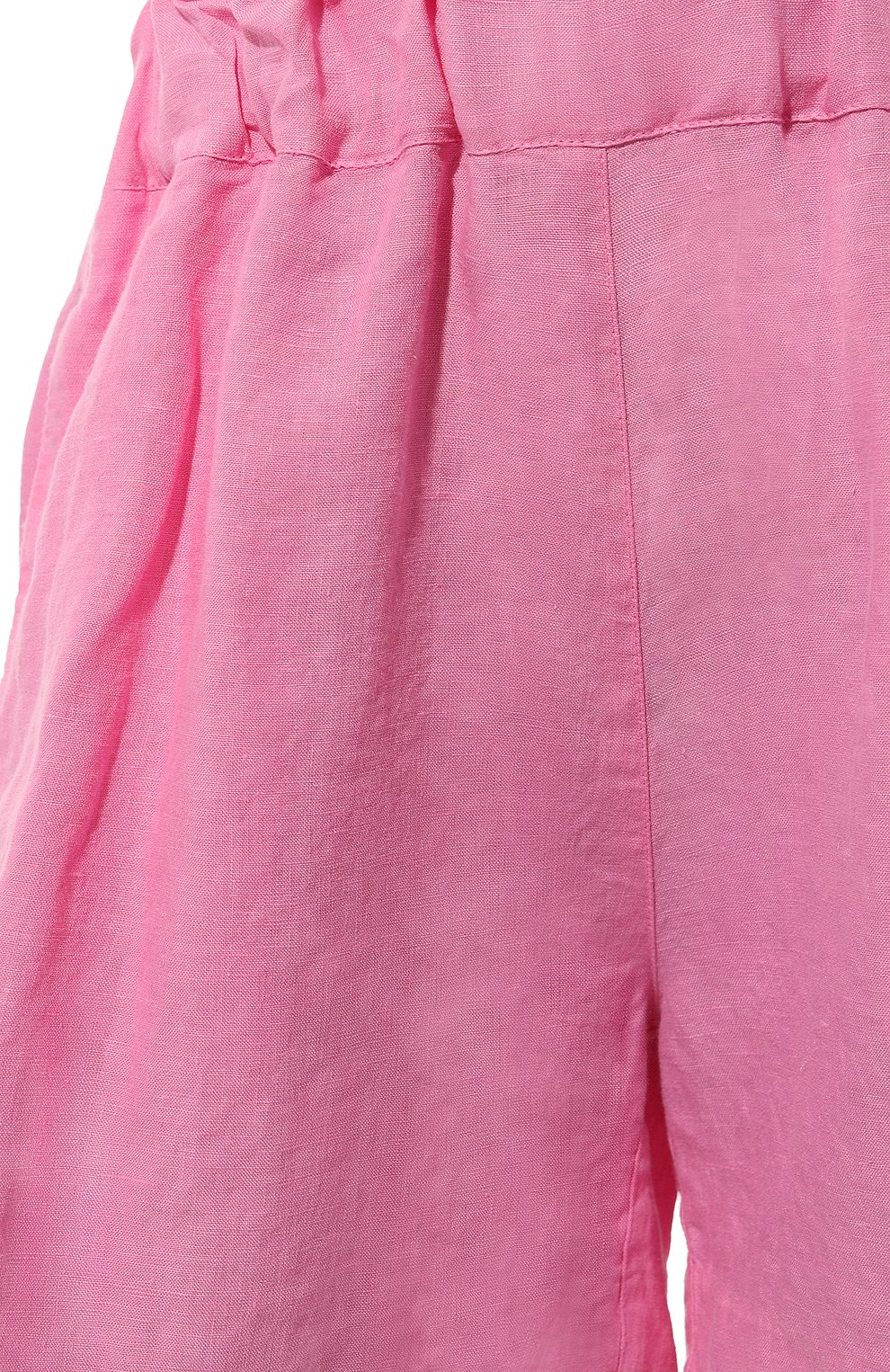Льняные шорты 120% LINO розового цвета по цене 25950 руб., арт. 31ALIW29BR/000F753/000, фото 5 Льняные шорты 120% LINO, арт. 31ALIW29BR/000F753/000, фото 5