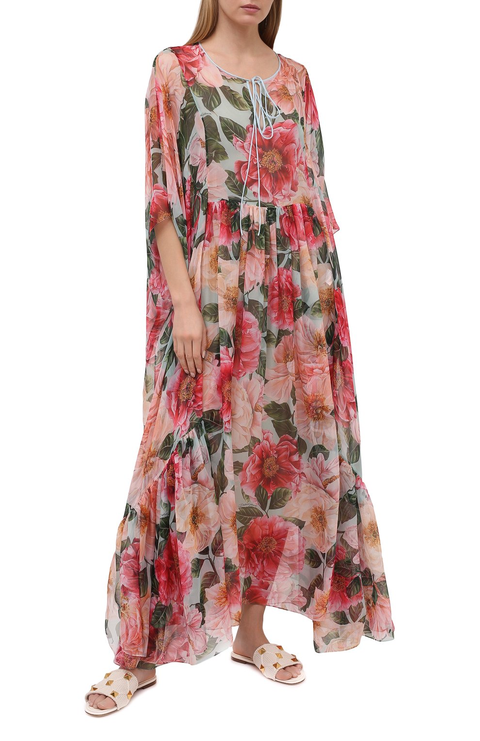 Шелковая туника DOLCE & GABBANA, арт. F6I7PT/IS1E4, фото 2