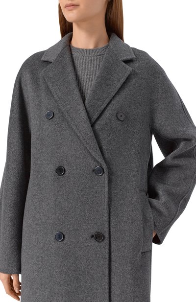 Пальто из шерсти и кашемира 12 STOREEZ серого цвета по цене 65000 руб., арт. 130878, фото 5 Пальто из шерсти и кашемира 12 STOREEZ, арт. 130878, фото 5