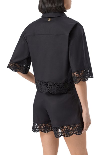 Хлопковая рубашка TWINSET, арт. 251TT2093, фото 4