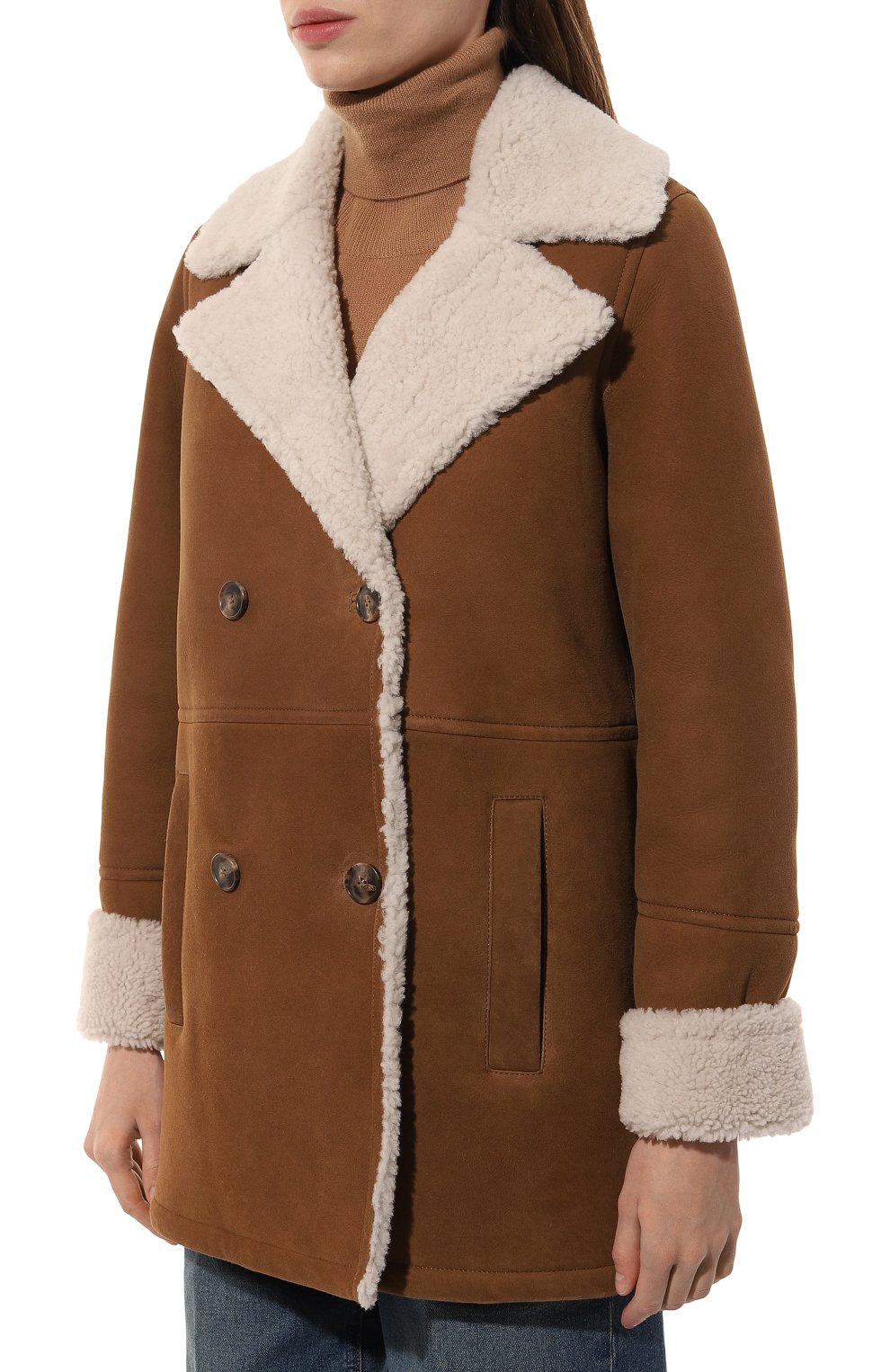 Дубленка из овчины YVES SALOMON, арт. 25WYM60375MSCP, фото 3