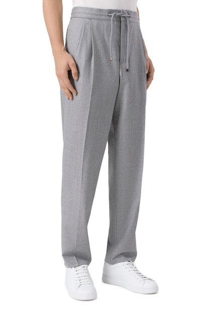 Шерстяные брюки BRUNELLO CUCINELLI, арт. ME226E1710, фото 3