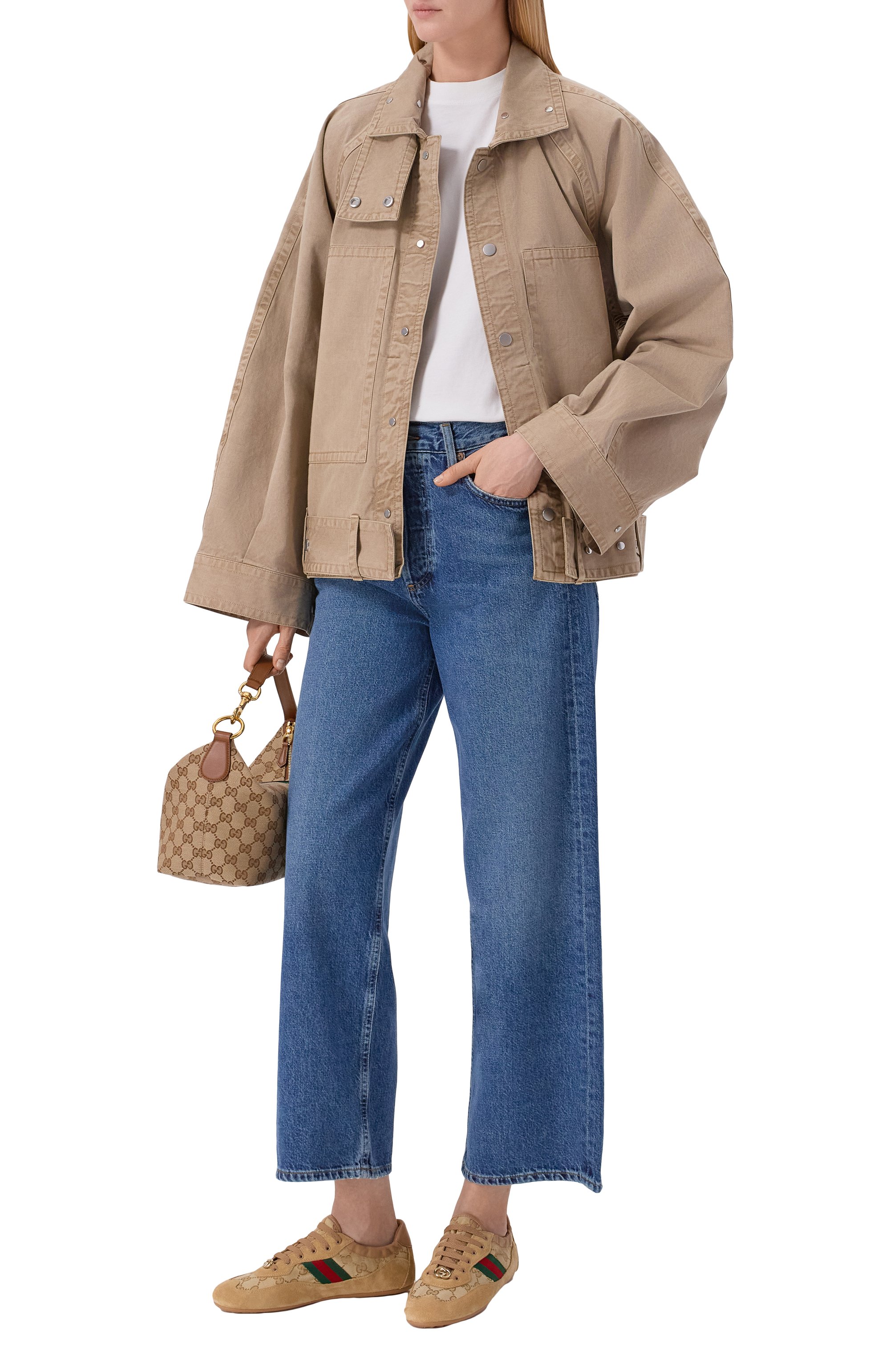 Комбинированные кеды shift GUCCI, а рт. 857963/AAF10, фото 3