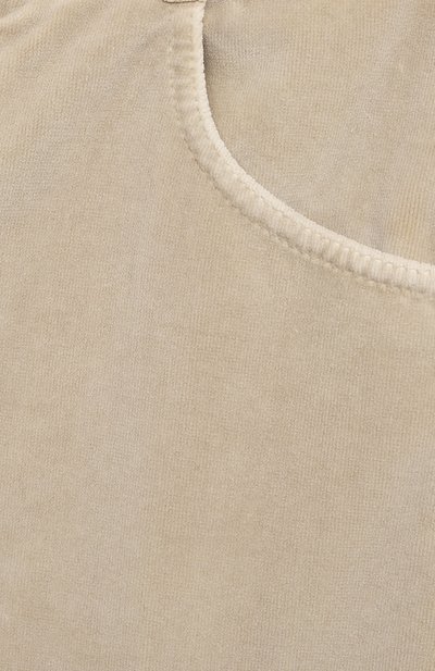 Велюровые брюки BRUNELLO CUCINELLI бежевого цвета по цене 52050 руб., арт. BB105P630C, фото 3 Велюровые брюки BRUNELLO CUCINELLI, арт. BB105P630C, фото 3