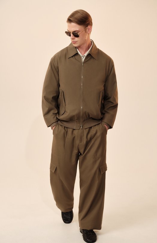 Хлопковая рубашка Jil Sander J47DL0163-J45296 Зелёный  J47DL0163-J45296 Фото 7