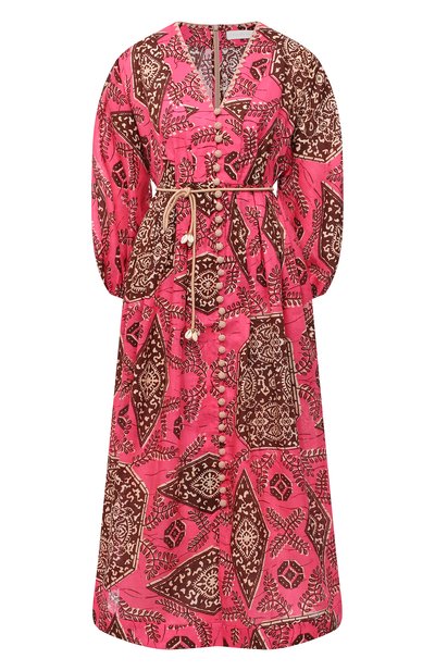 Женское льняное платье ZIMMERMANN, арт. 9366DLLU