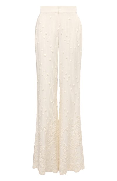 Женские брюки из хлопка и вискозы ELIE SAAB, арт. P0059