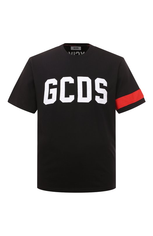 

Хлопковая футболка GCDS, Чёрный