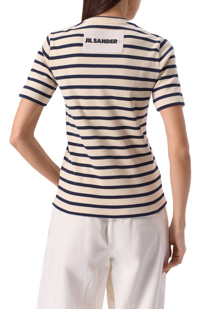 Хлопковая футболка JIL SANDER, арт. J40GC0111/J46497, фото 4