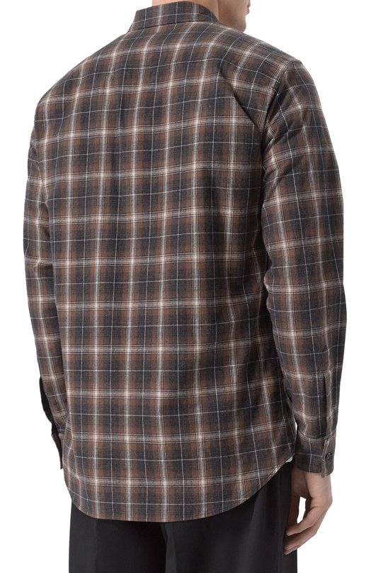 Хлопковая рубашка Dsquared2 S74DM0918/D35161 Коричневый  S74DM0918/D35161 Фото 4