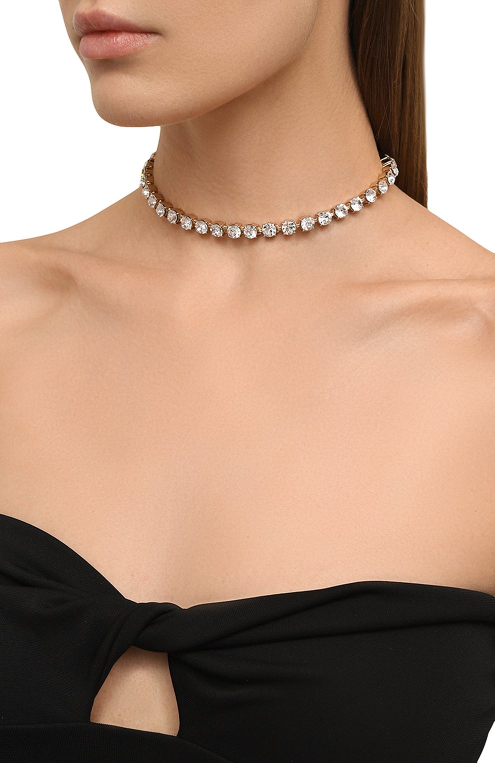 Колье ELIE SAAB прозрачного цвета по цене 59450 руб., арт. CH005, фото 2 Колье ELIE SAAB, арт. CH005, фото 2