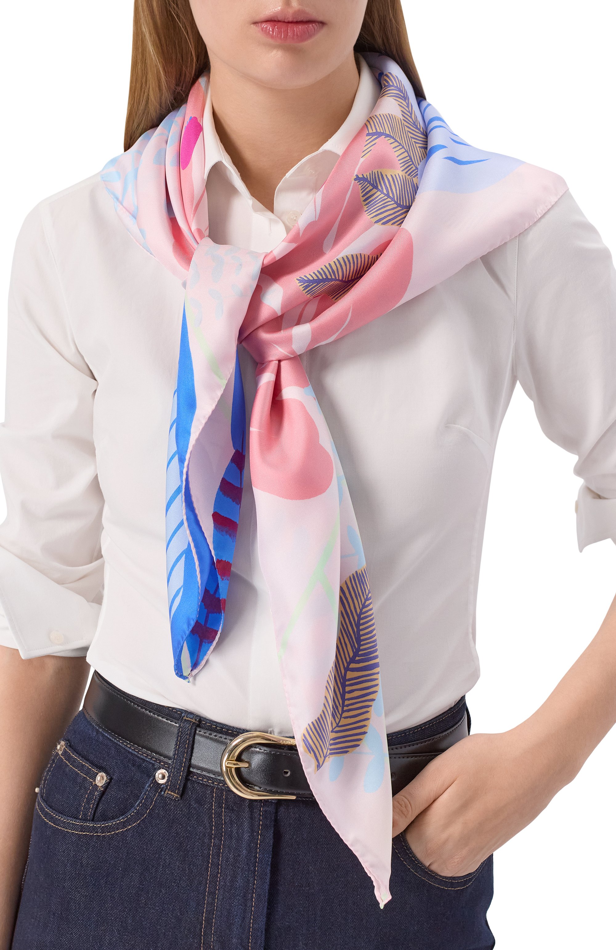 Шелковый платок PETITJEAN PARIS, арт. 5C24, фото 2