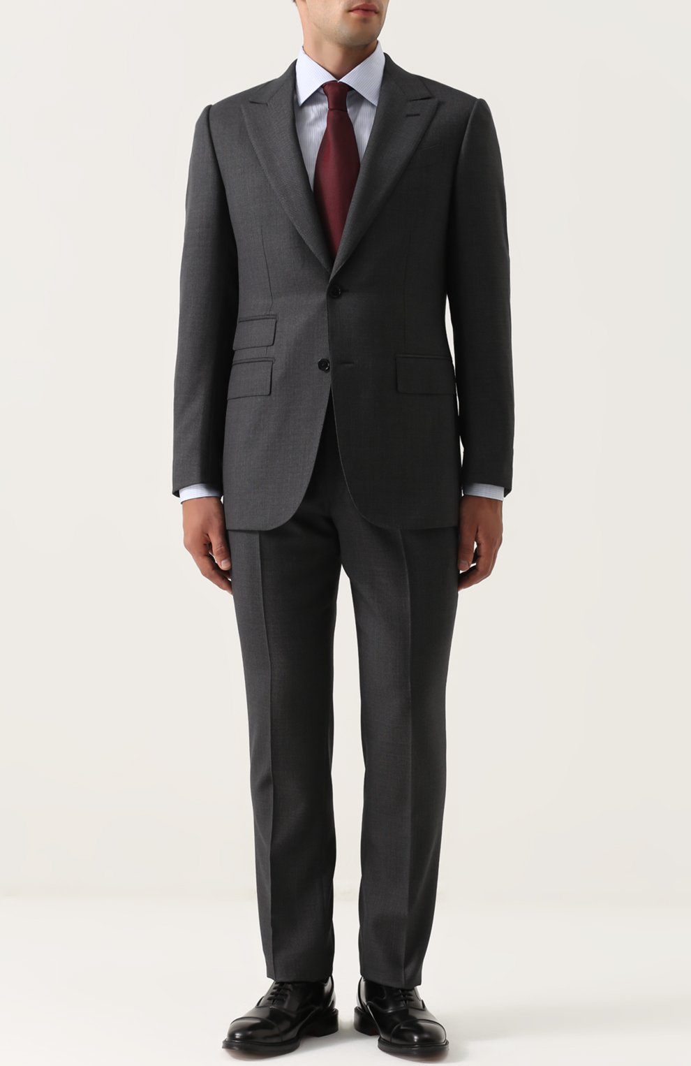 Хлопковая сорочка с воротником кент GIORGIO ARMANI, арт. ZSCMRT/ZS75C, фото 2