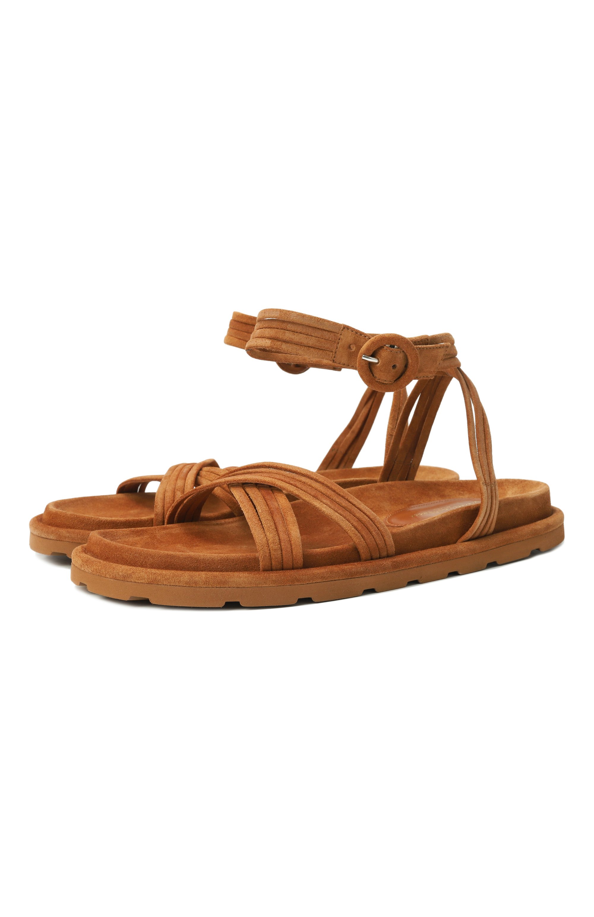 Замшевые сандалии lianne GIANVITO ROSSI, арт. G32659.10G0M.VLUSELL, фото 1