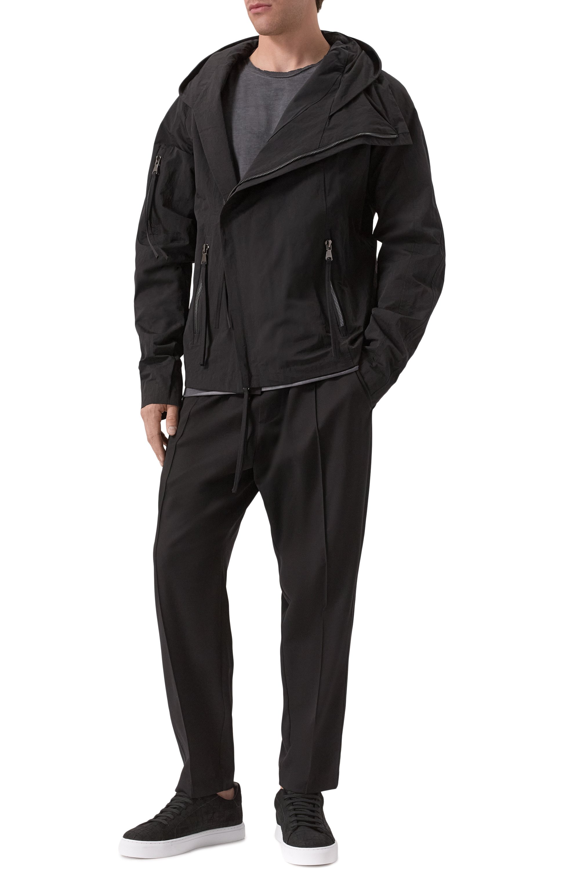 Замшевые кеды HIDE AND JACK, арт. ECR0LBLKWHT, фото 2