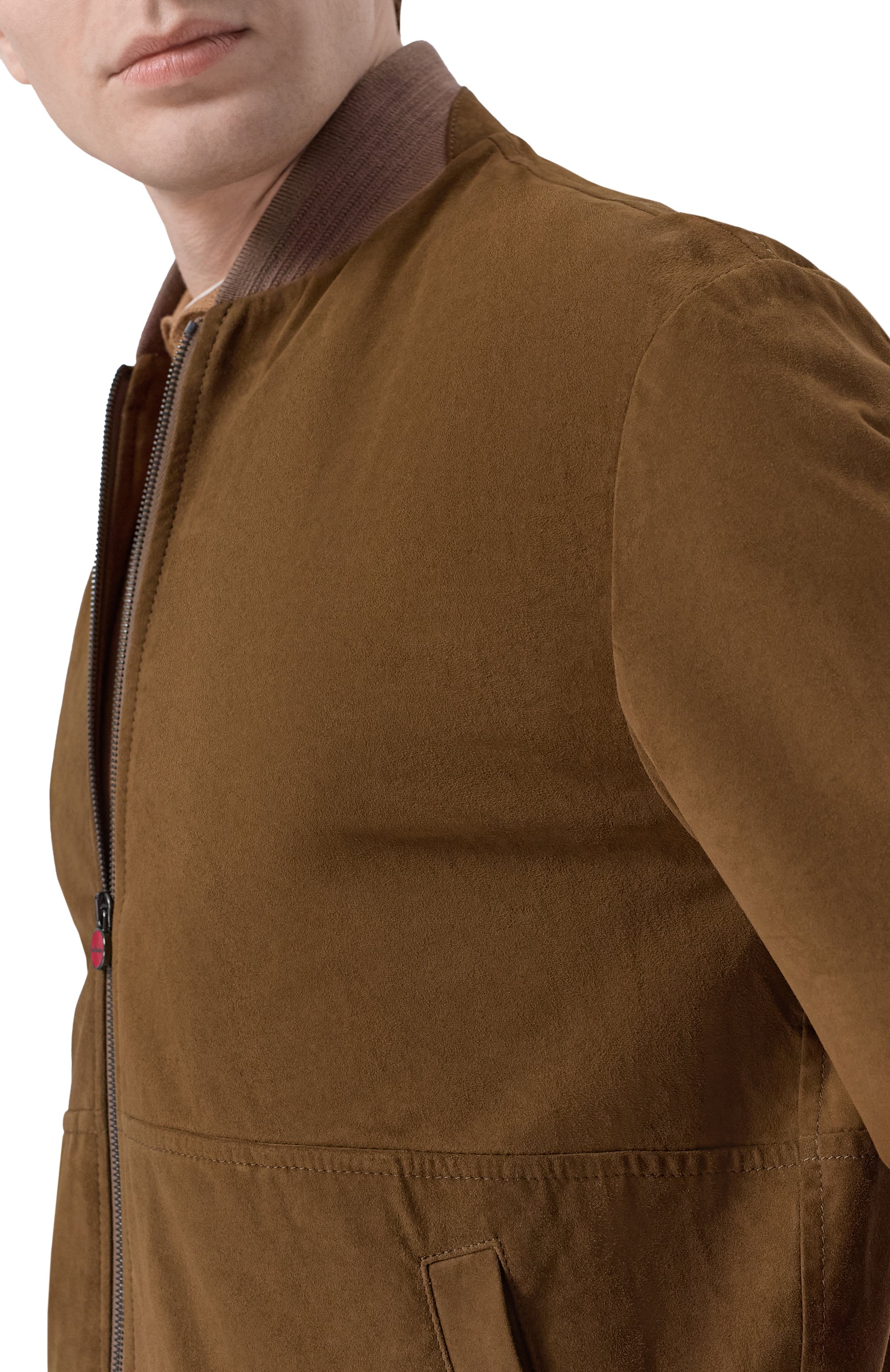 Замшевый бомбер KITON, арт. UW2345V0812H, фото 5