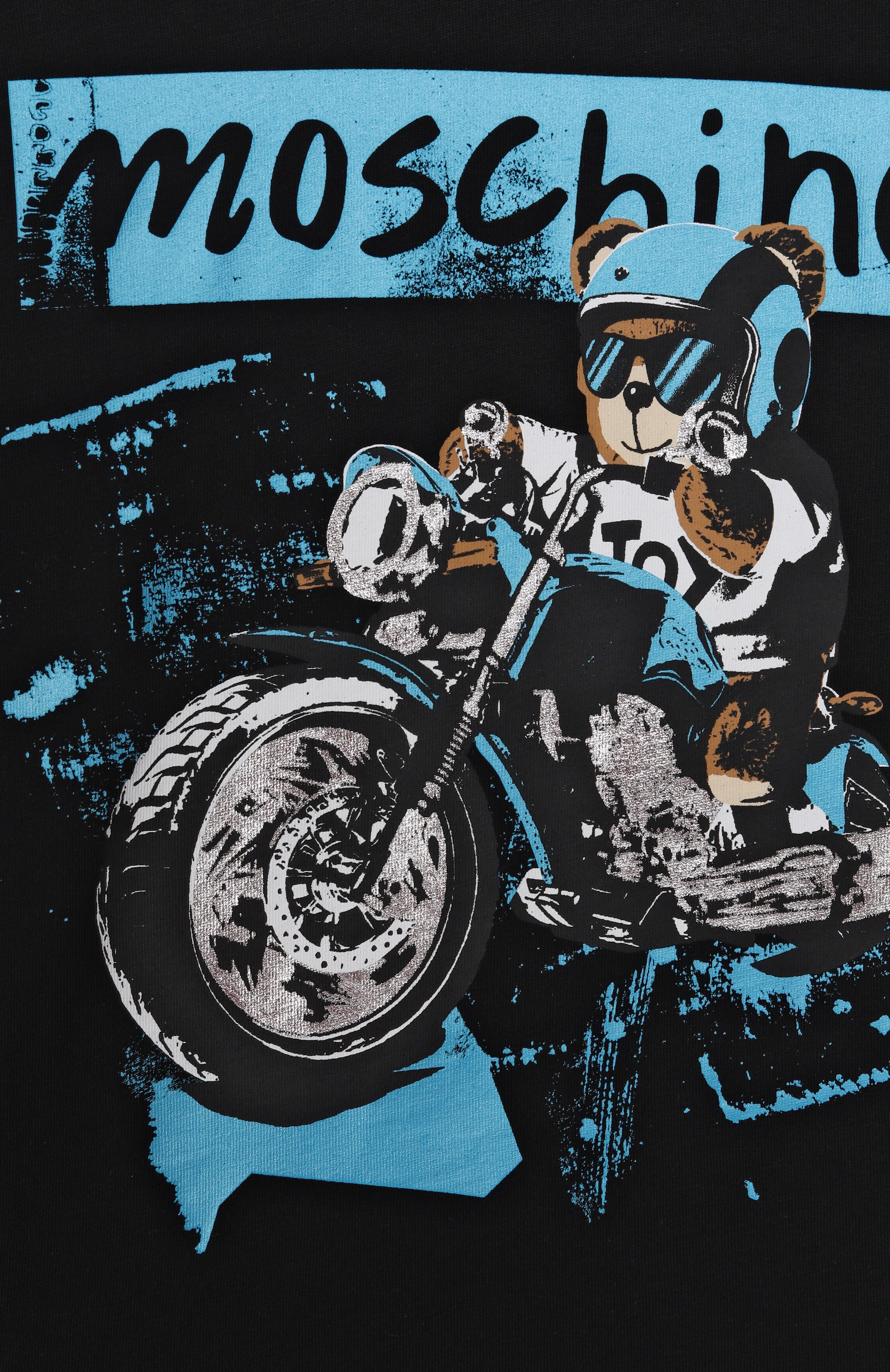 Хлопковая футболка MOSCHINO, арт. HUM054/LAA23/10-14, фото 3