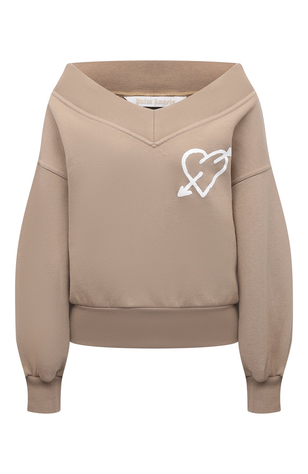 Хлопковый свитшот PALM ANGELS, арт. PWBA025S21FLE0048501, фото 1