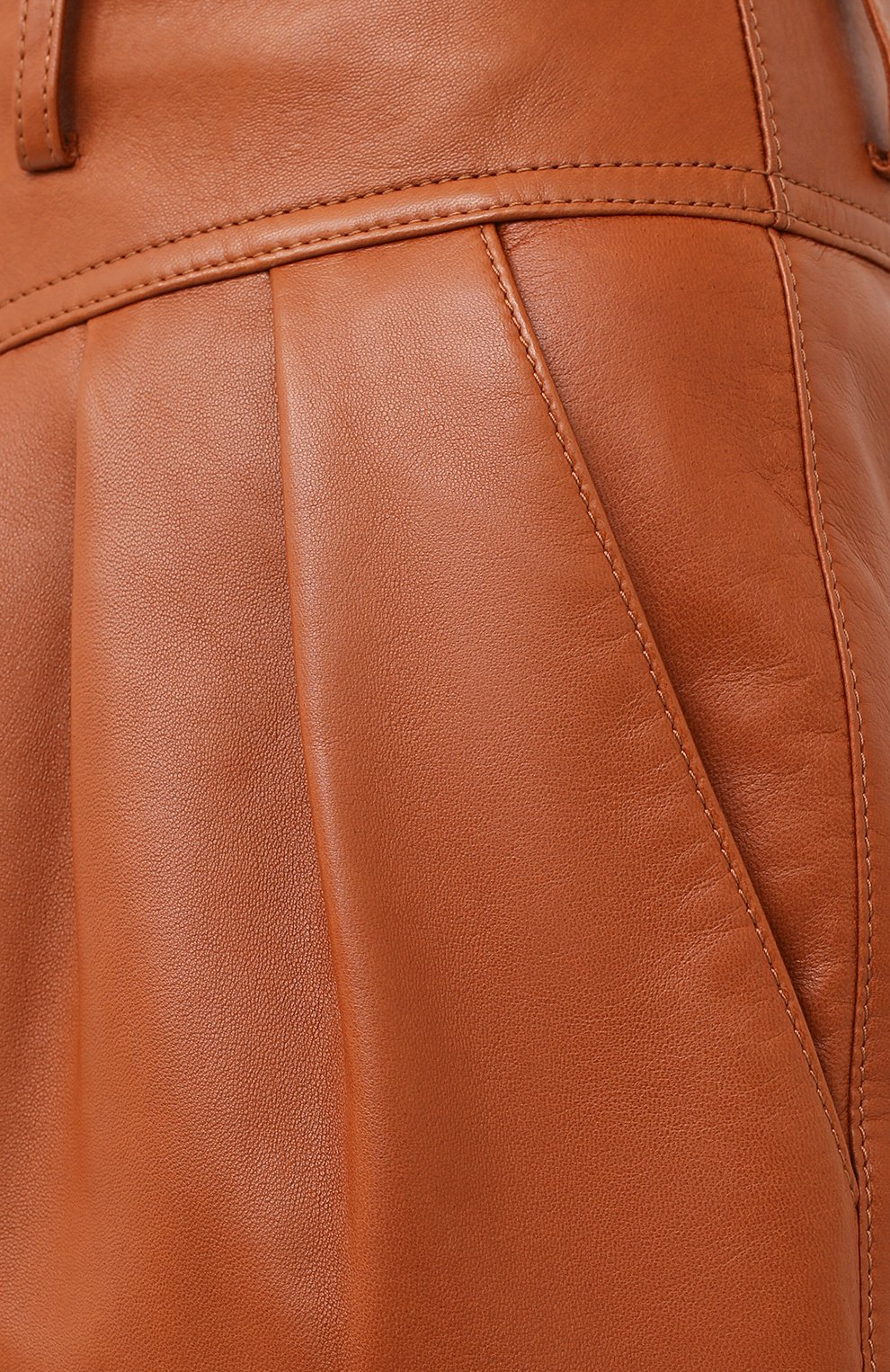 Кожаные шорты SAINT LAURENT, арт. 630199/Y50A2, фото 5