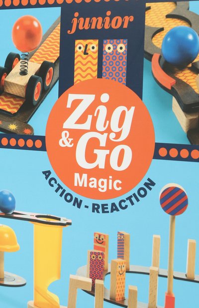 Деревянный конструктор zig&go, 43 детали DJECO, арт. DJ05649, фото 3