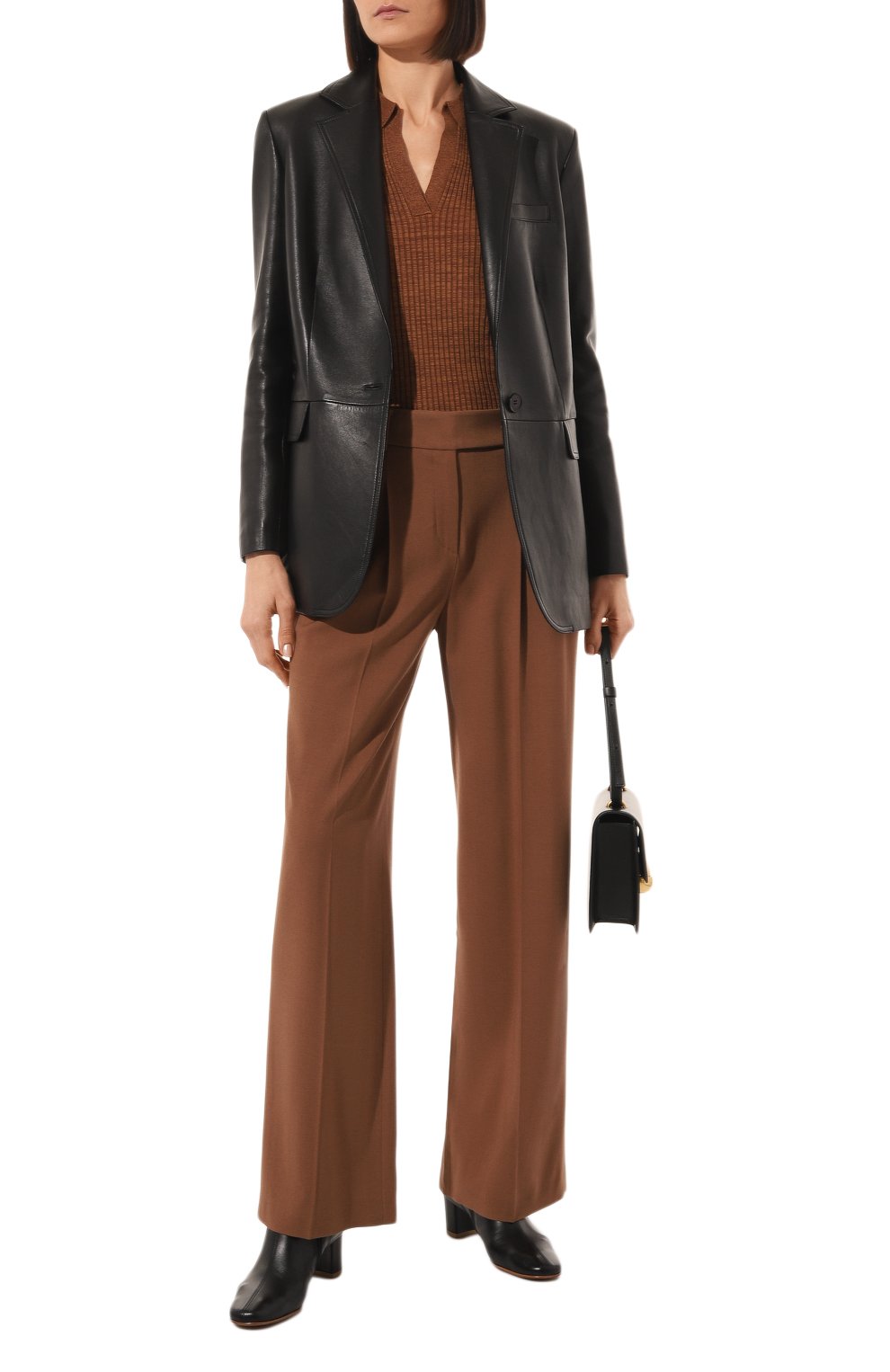 Кожаные ботильоны sofia BY FAR черного цвета по цене 58200 руб., арт. 16603-05-SBLKL, фото 2 Кожаные ботильоны sofia BY FAR, арт. 16603-05-SBLKL, фото 2