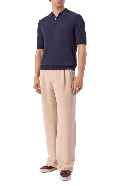 Мужские брюки изо льна и шелка MVST, арт. M26.2PM.T020/F159 LISITEA-LINEN/SILK