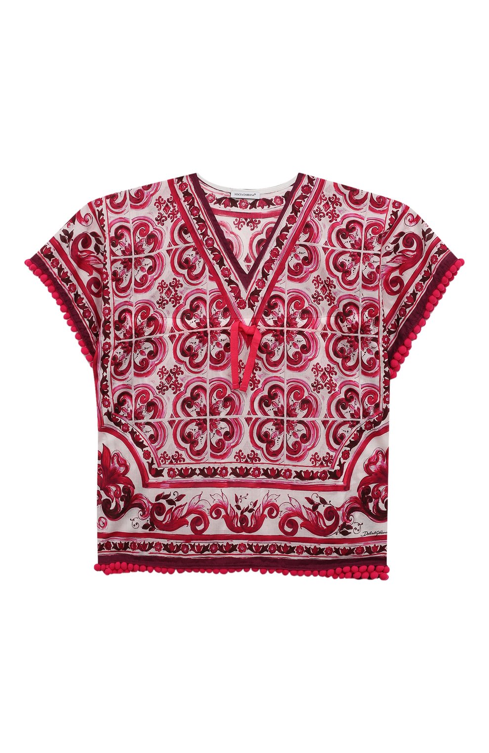 Хлопковая туника DOLCE & GABBANA, арт. LB7A14/G7J5K/S, фото 1