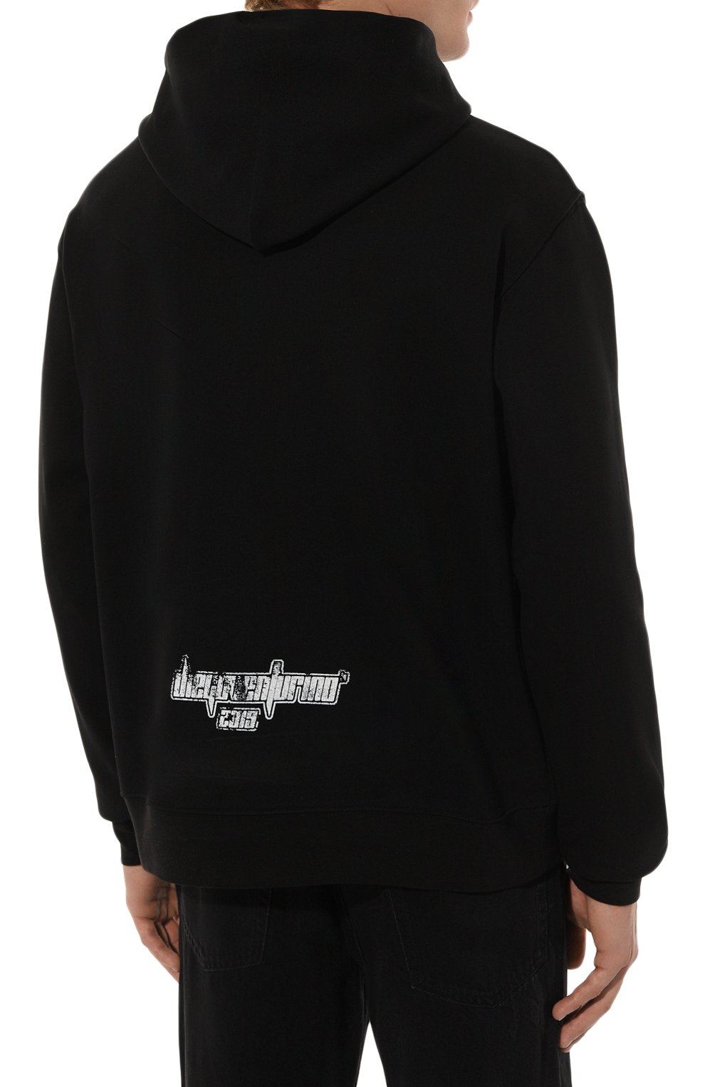 Хлопковое худи DIEGO VENTURINO, арт. D3W4DVFLHTDSTR, фото 4