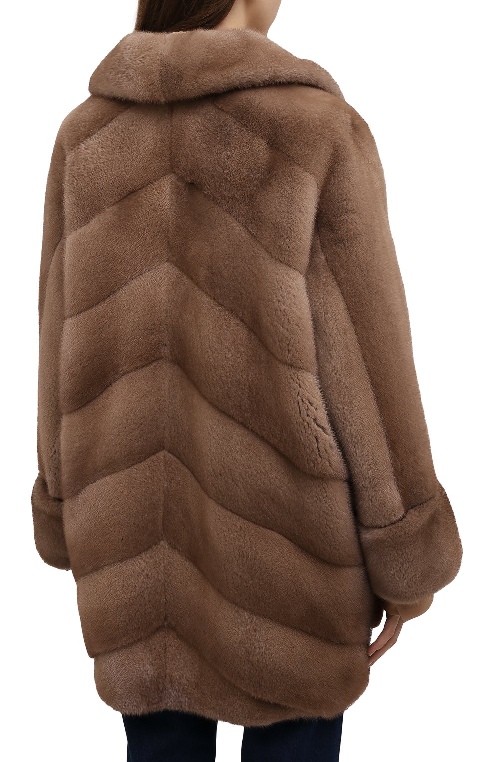 Шуба из меха норки VICTORIA KUSENKOVA коричневого цвета по цене 1144000 руб., арт. 721900033516, фото 4 Шуба из меха норки VICTORIA KUSENKOVA, арт. 721900033516, фото 4