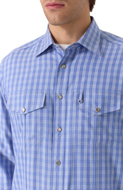 Рубашка из хлопка и лиоцелла STEFANO RICCI, арт. MC007067/BN2822, фото 5