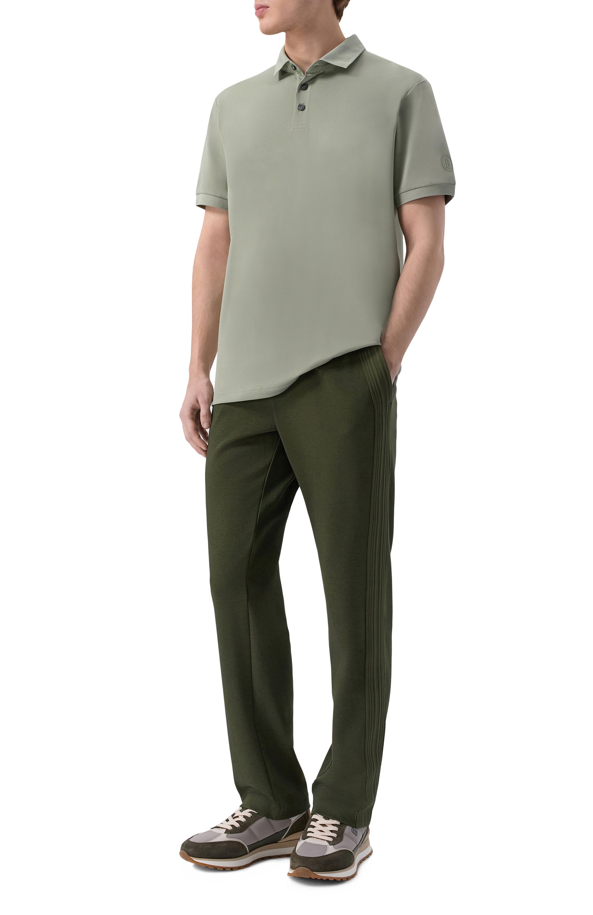 Брюки BOGNER хаки цвета по цене 27300 руб., арт. 18775253, фото 2 Брюки BOGNER, арт. 18775253, фото 2