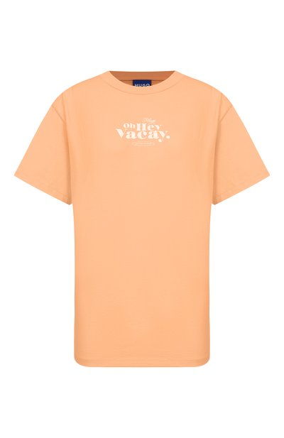 Женская хлопковая футболка HUGO BLUE, арт. 50560770